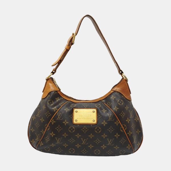 VINTAGE THAMES GM Monogram Coated Canvas Brown