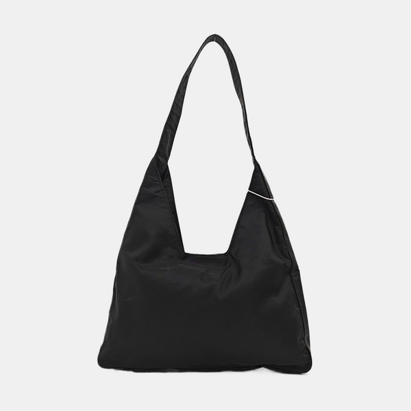 Nylon Shoulder Bag Black