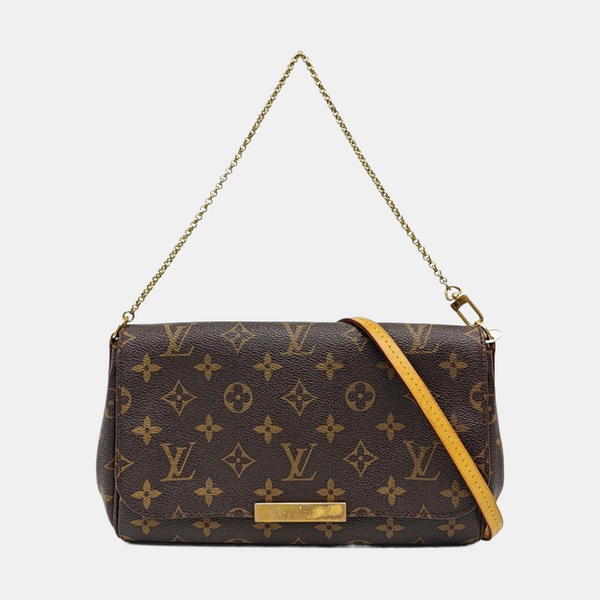 FAVORITE PM Monogram Coated Canvas Brown