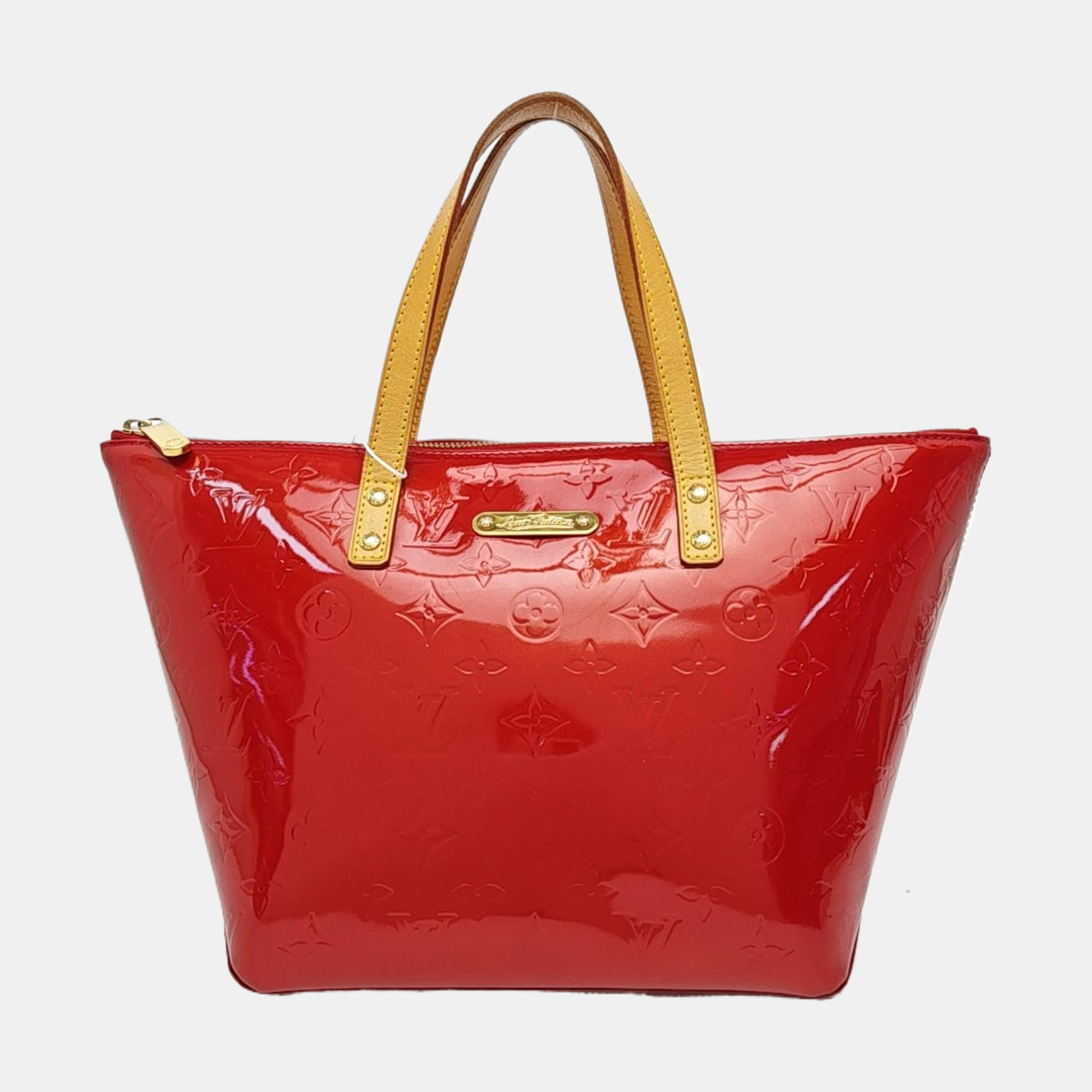 BELLEVUE Monogram Patent Leather Red