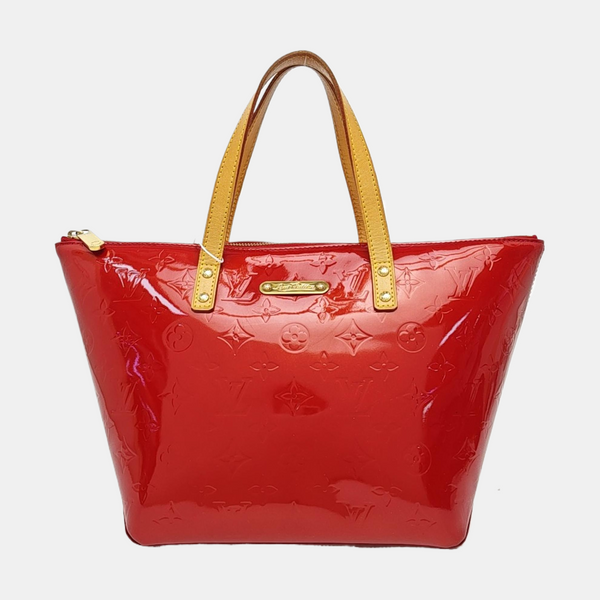 BELLEVUE Monogram Patent Leather Red