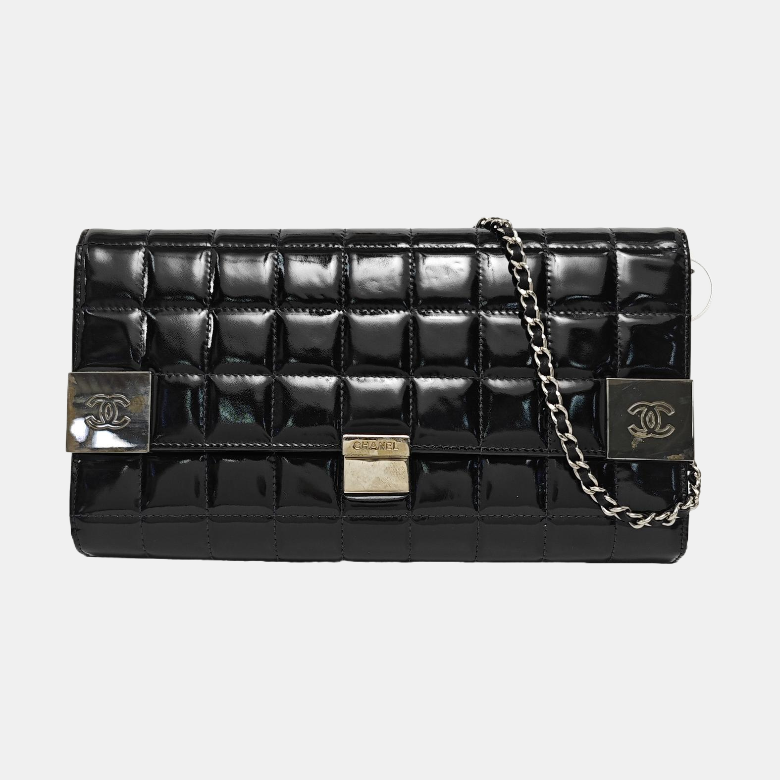 CHOCOLATE BAR Patent Leather Black
