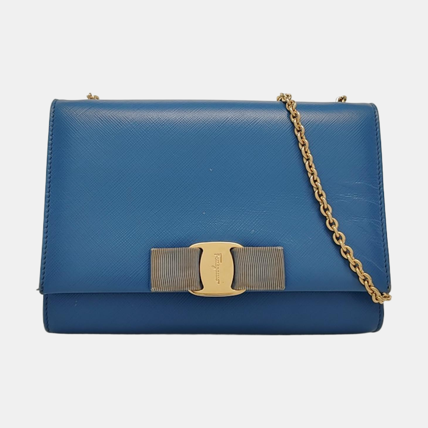 Ginny Calfskin Blue