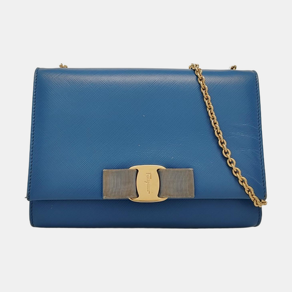 Ginny Calfskin Blue