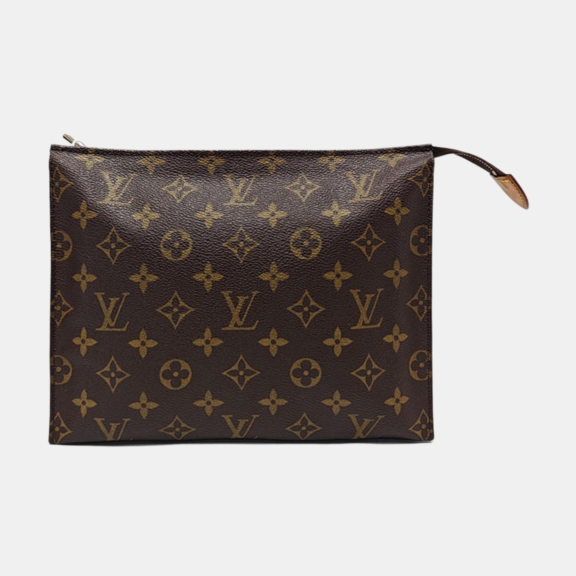 TOILET POCKET 26 Monogram Coated Canvas Brown