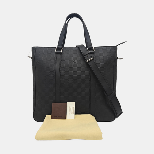 TADAO PM Damier Graphite Calfskin Black