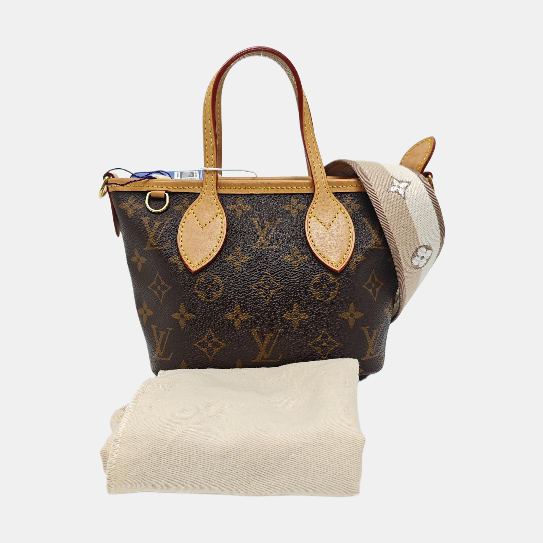 NEVERFULL BB Monogram Coated Canvas Brown