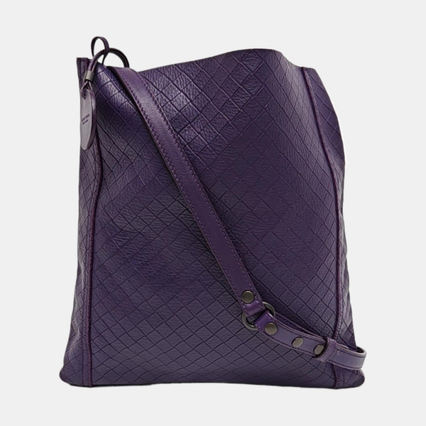 Calfskin Tote Bag Purple