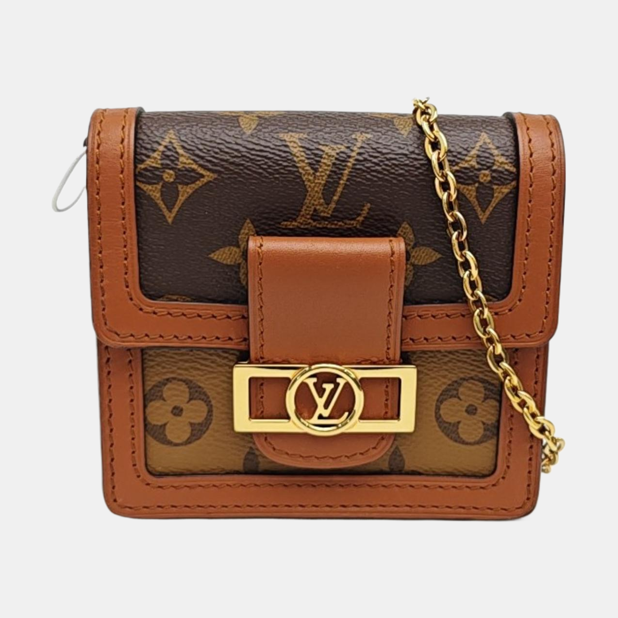 DAUPHINE BB Monogram Coated Canvas Brown