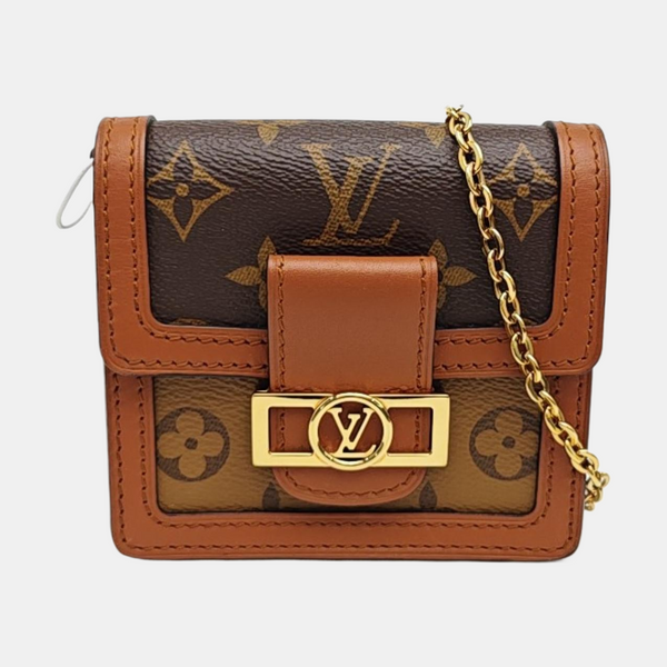 DAUPHINE BB Monogram Coated Canvas Brown