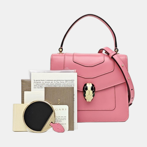 SERPENTI FOREVER Small Calfskin Pink