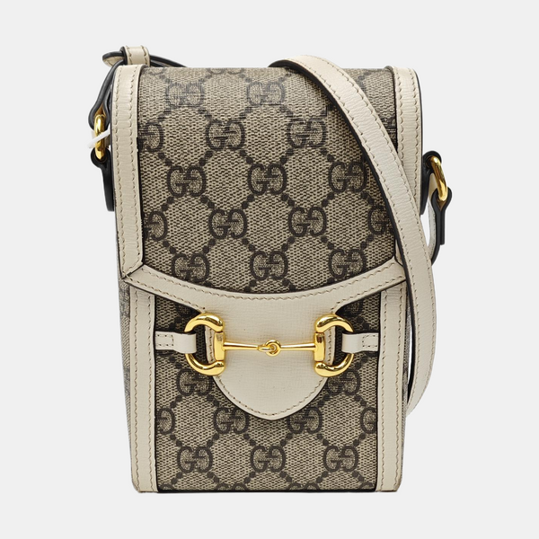 Horsebit 1955 Mini Coated Canvas Beige