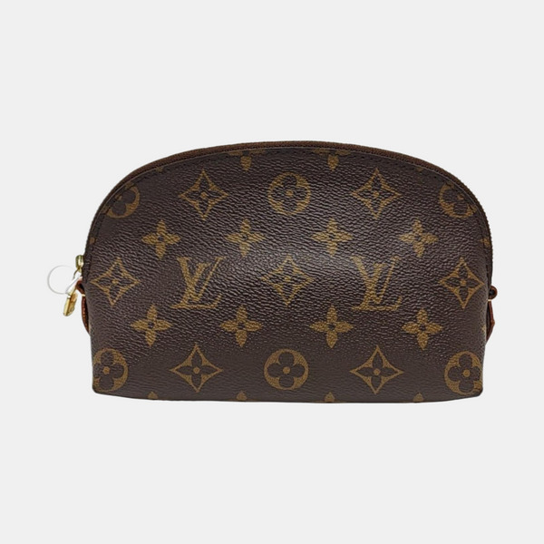 COSMETIC PM Monogram Coated Canvas Brown