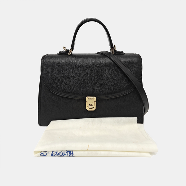 Calfskin Shoulder Bag Black