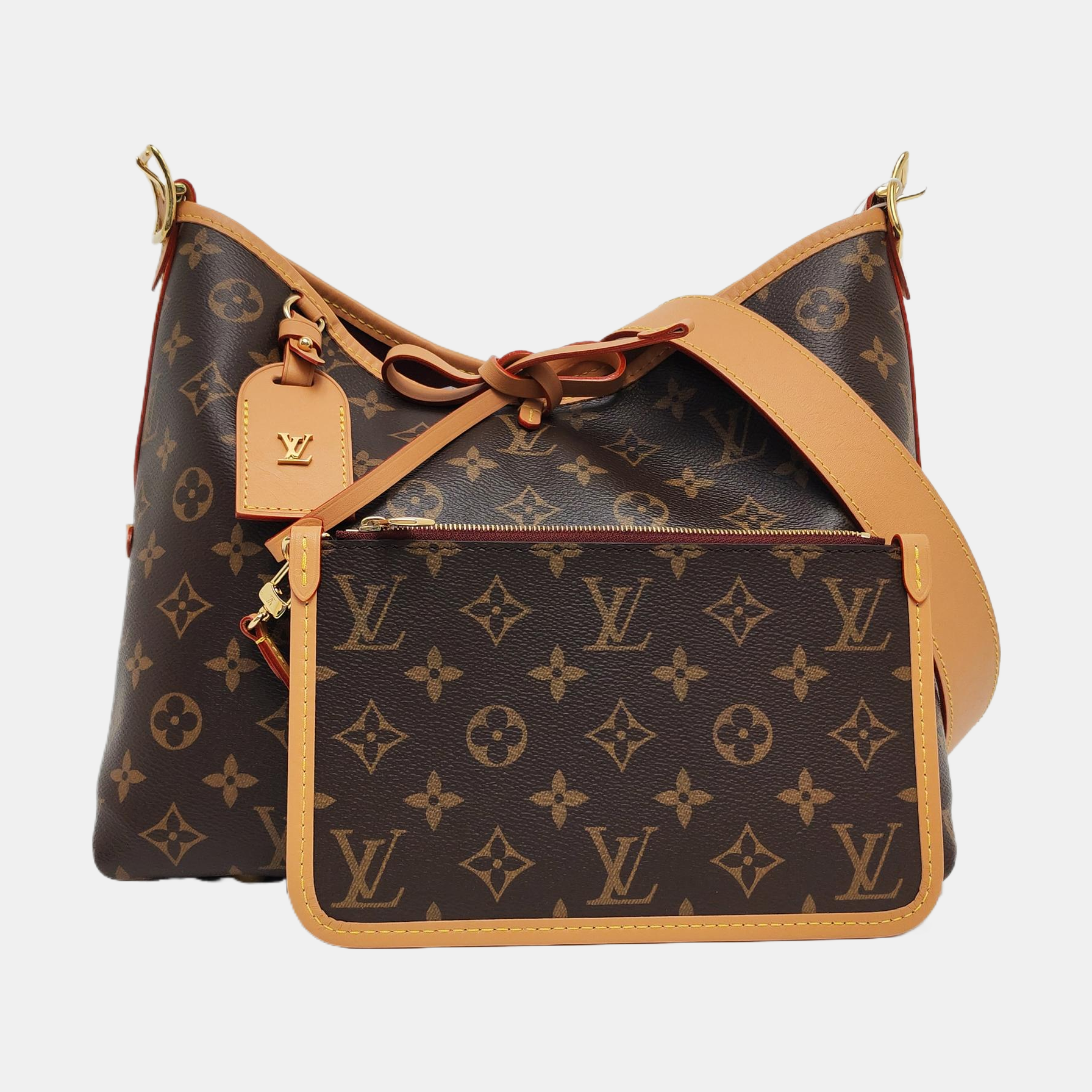 CARRYALL PM Monogram Coated Canvas Brown