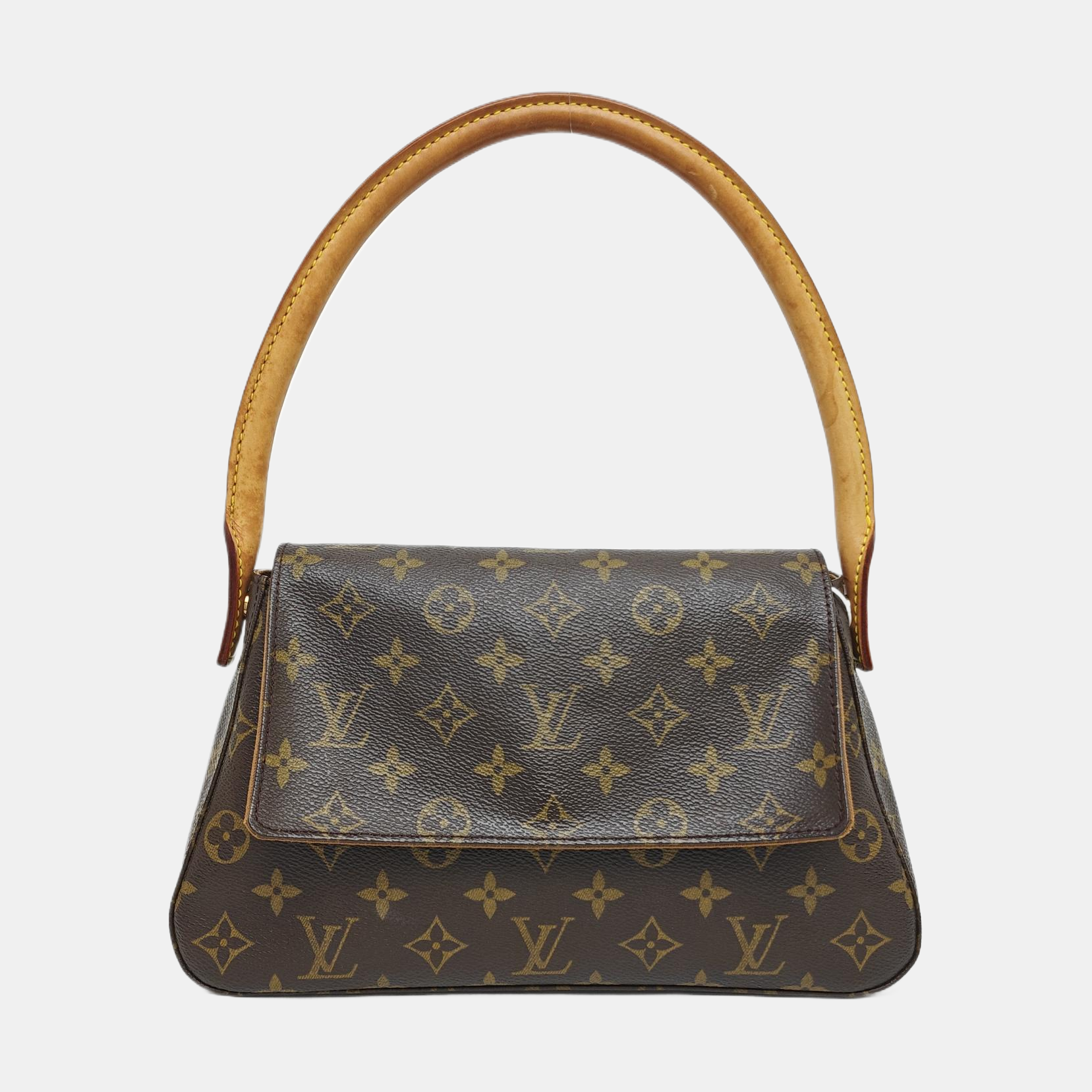 LOOPING PM Monogram Coated Canvas Brown