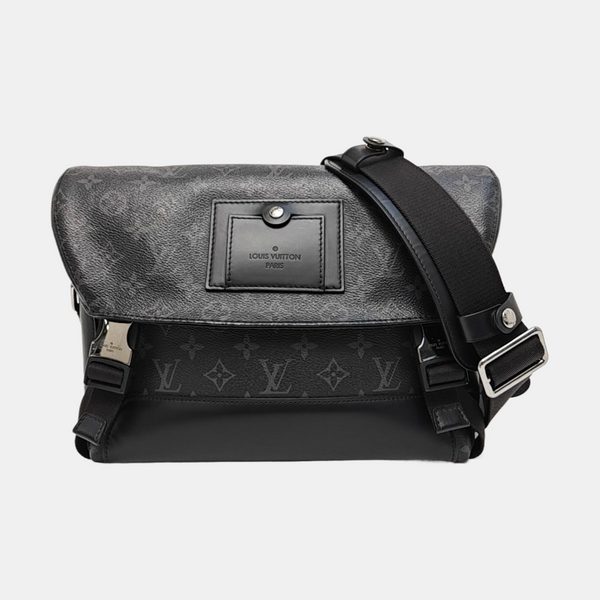 VOYAGER PM Monogram Coated Canvas Black