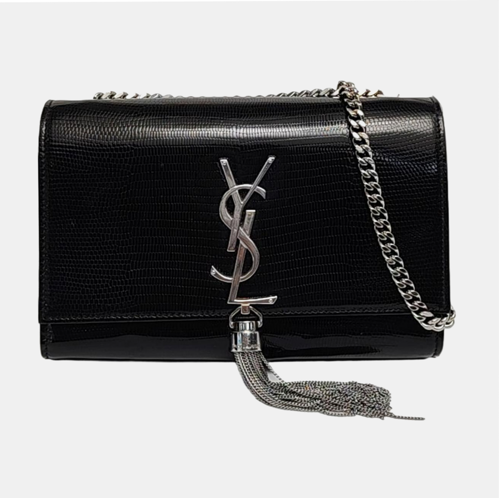 Authenticated pre-owned  KATE Small Calfskin Black - Shoulder Bag at Looply