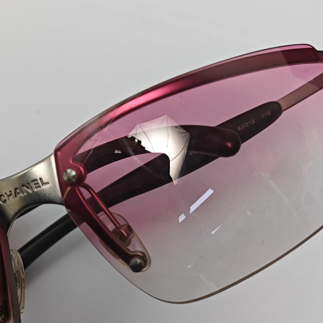 Metal Sunglasses Red