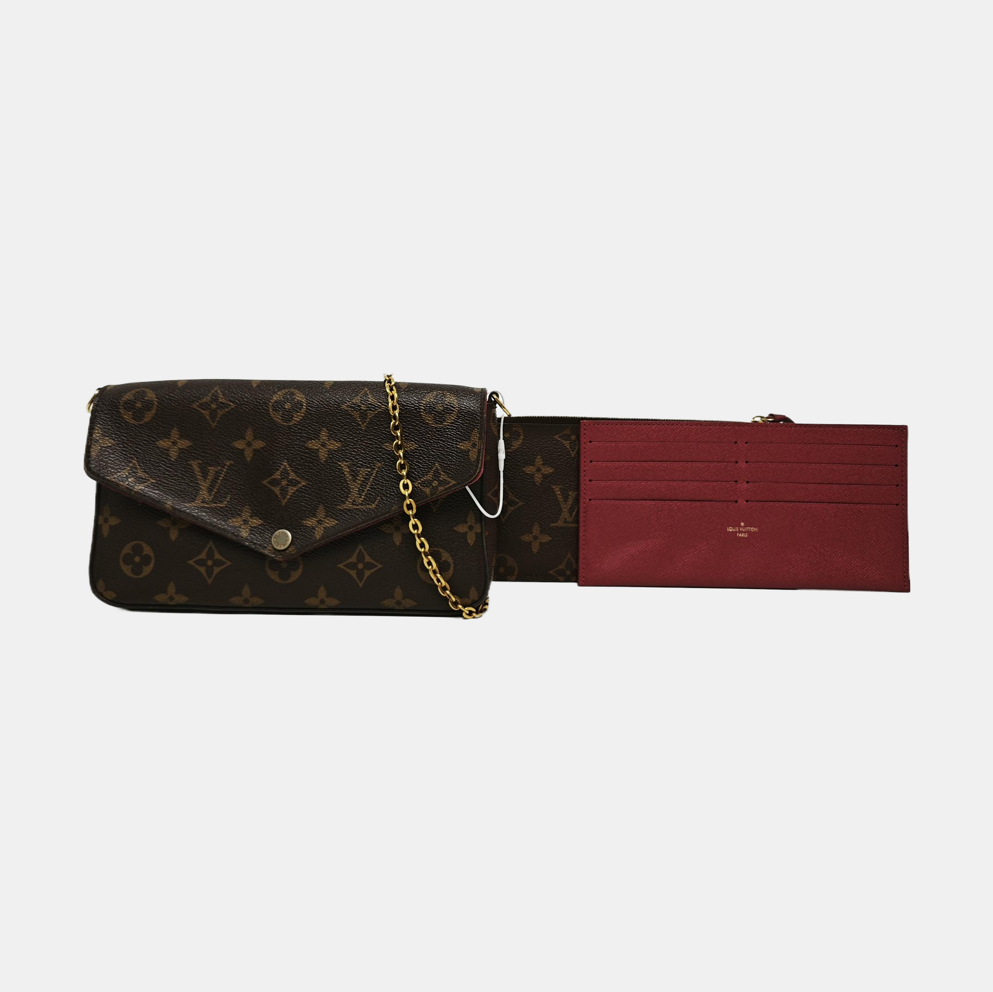 FÉLICIE Monogram Coated Canvas Brown