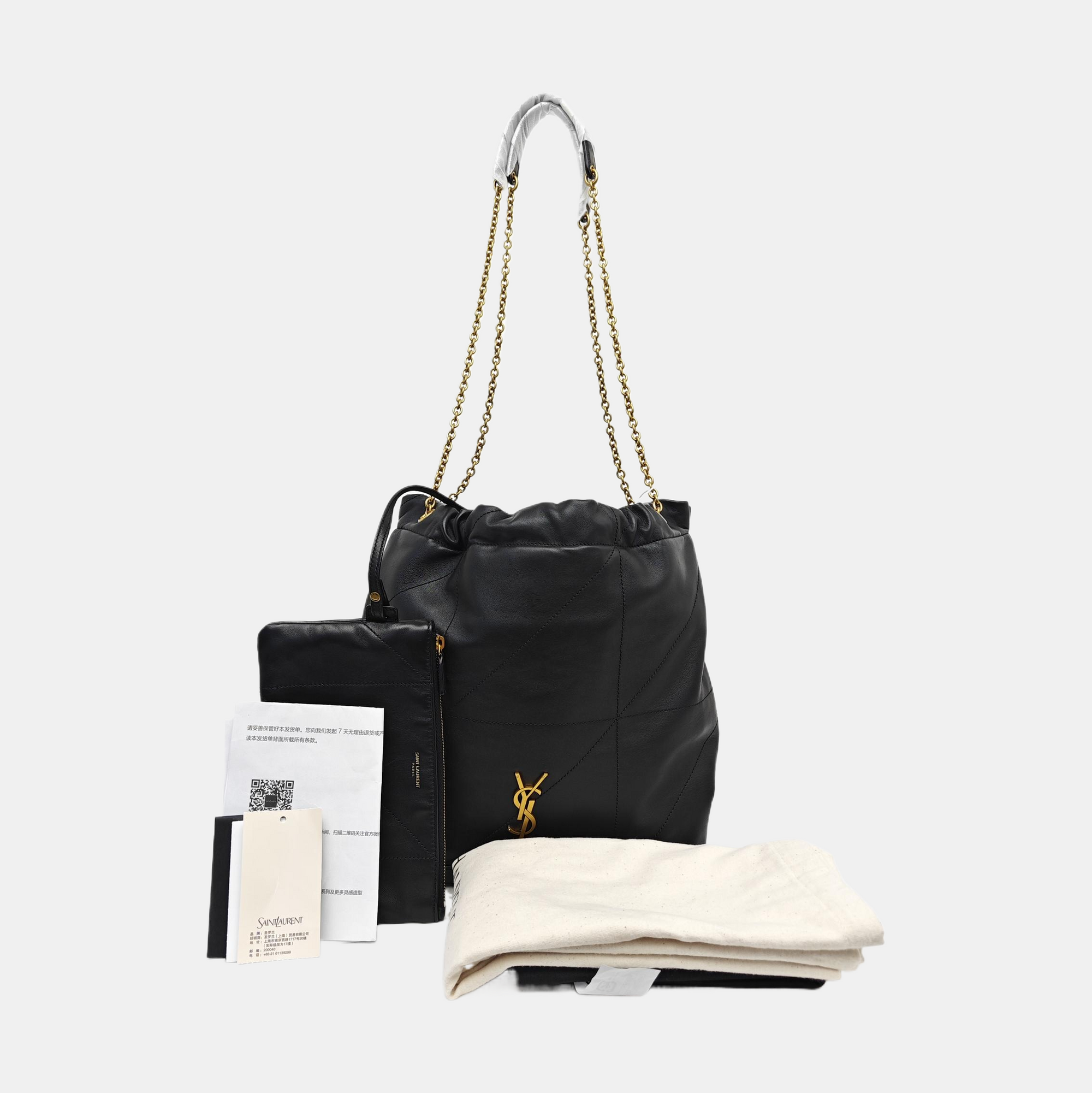 JAMIE POCHON Lambskin Black