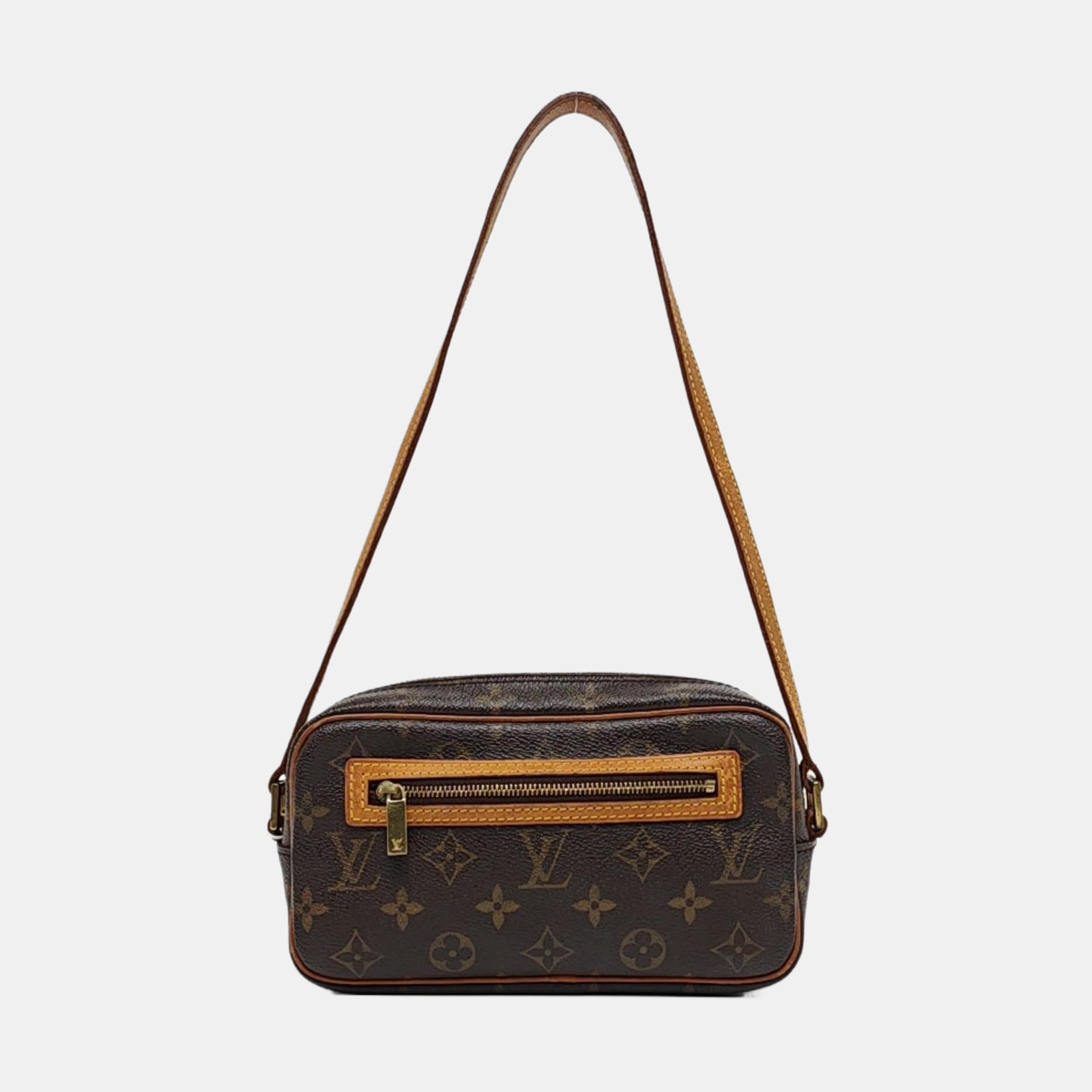 CITE PM Monogram Coated Canvas Brown