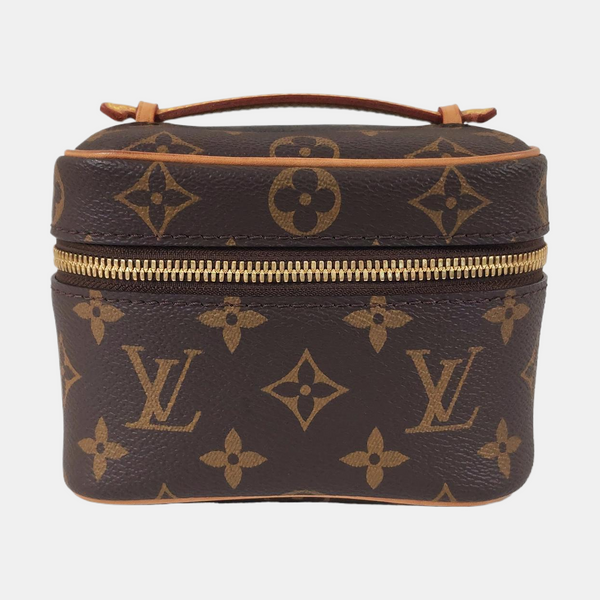 NICE Super Mini Monogram Coated Canvas Brown