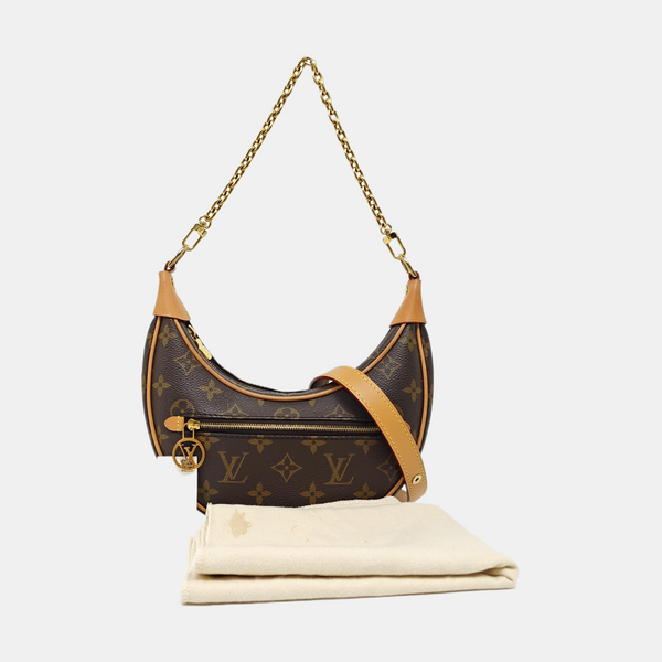 LOOP Monogram Coated Canvas Brown