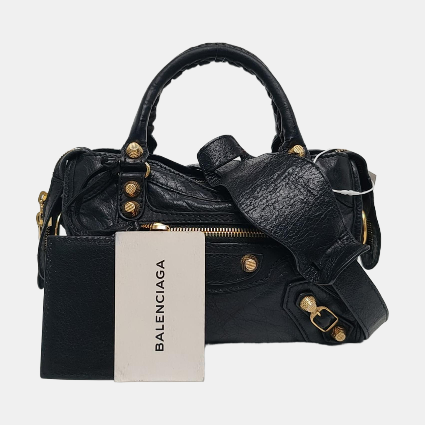 Classic City Mini Lambskin Black