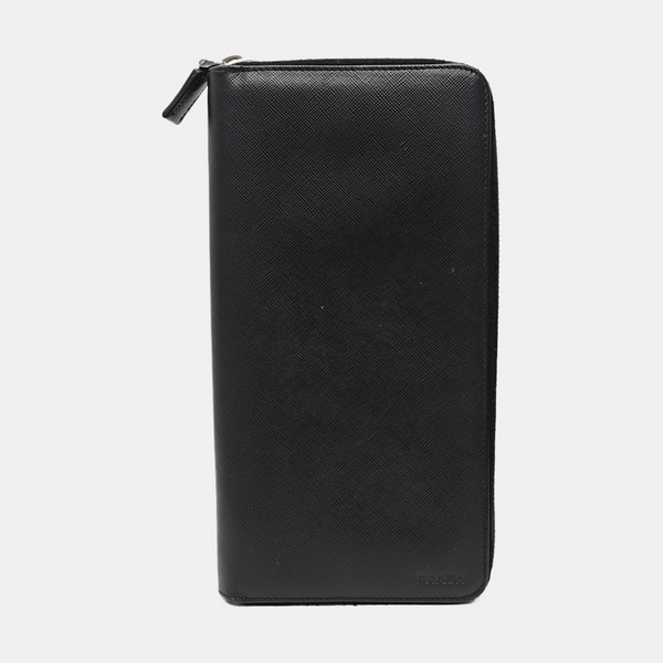 Saffiano Calfskin Wallet Black