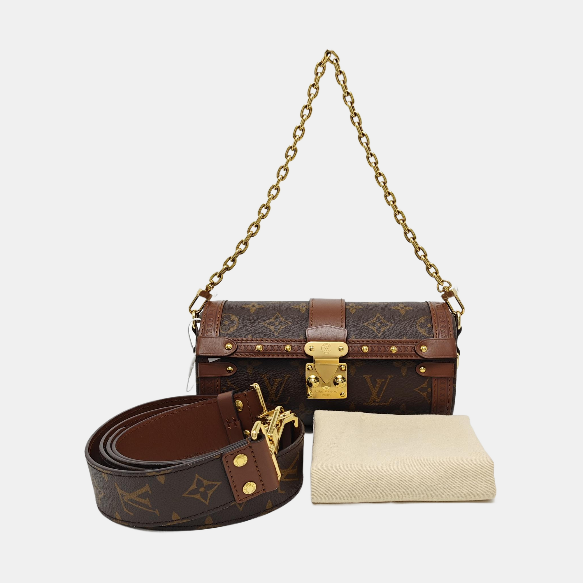 PAPILLON 19 Monogram Coated Canvas Brown