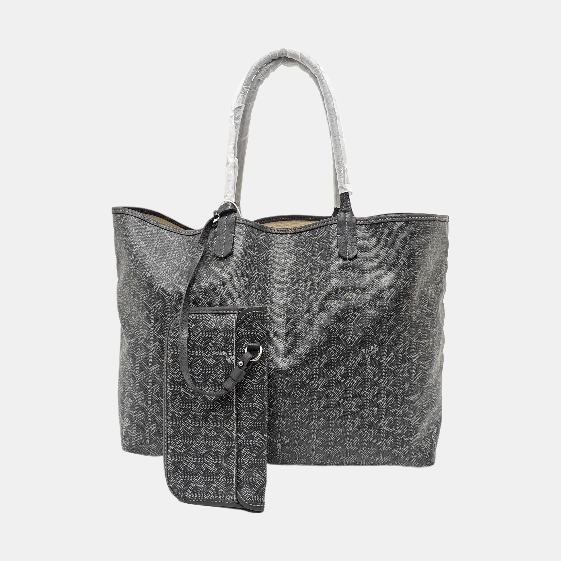 Saint Louis PM Coated Canvas Gray