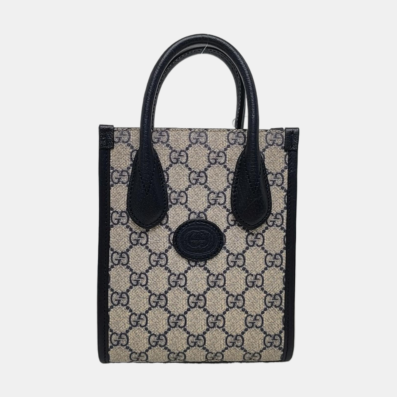 Retro Mini Monogram Coated Canvas Beige