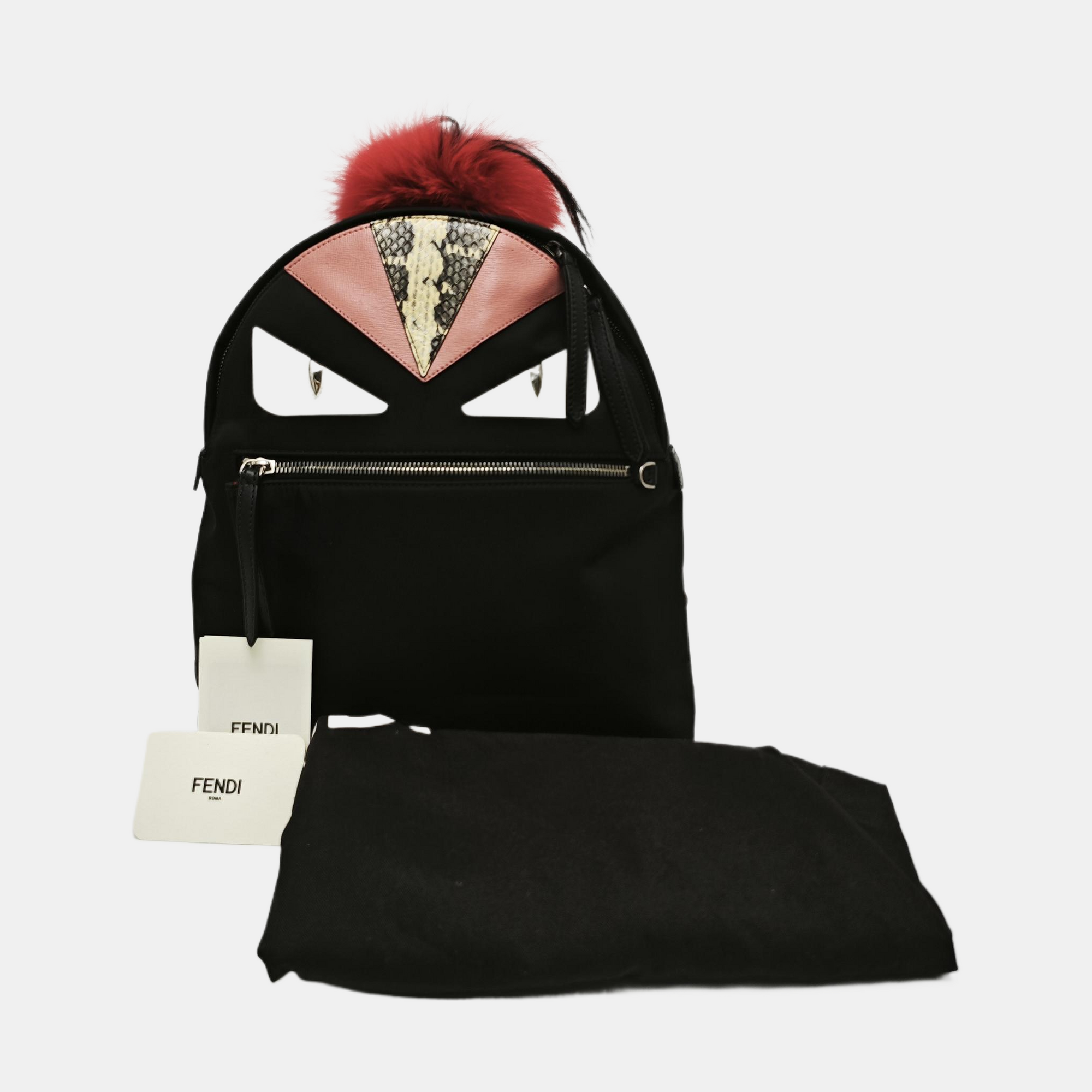 Authenticated pre-owned  Monster Nylon Black - Backpack at Looply
