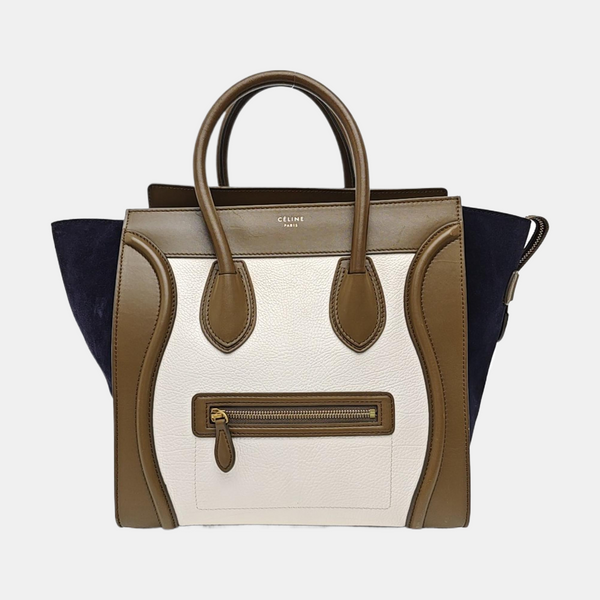 LUGGAGE Mini Calfskin White