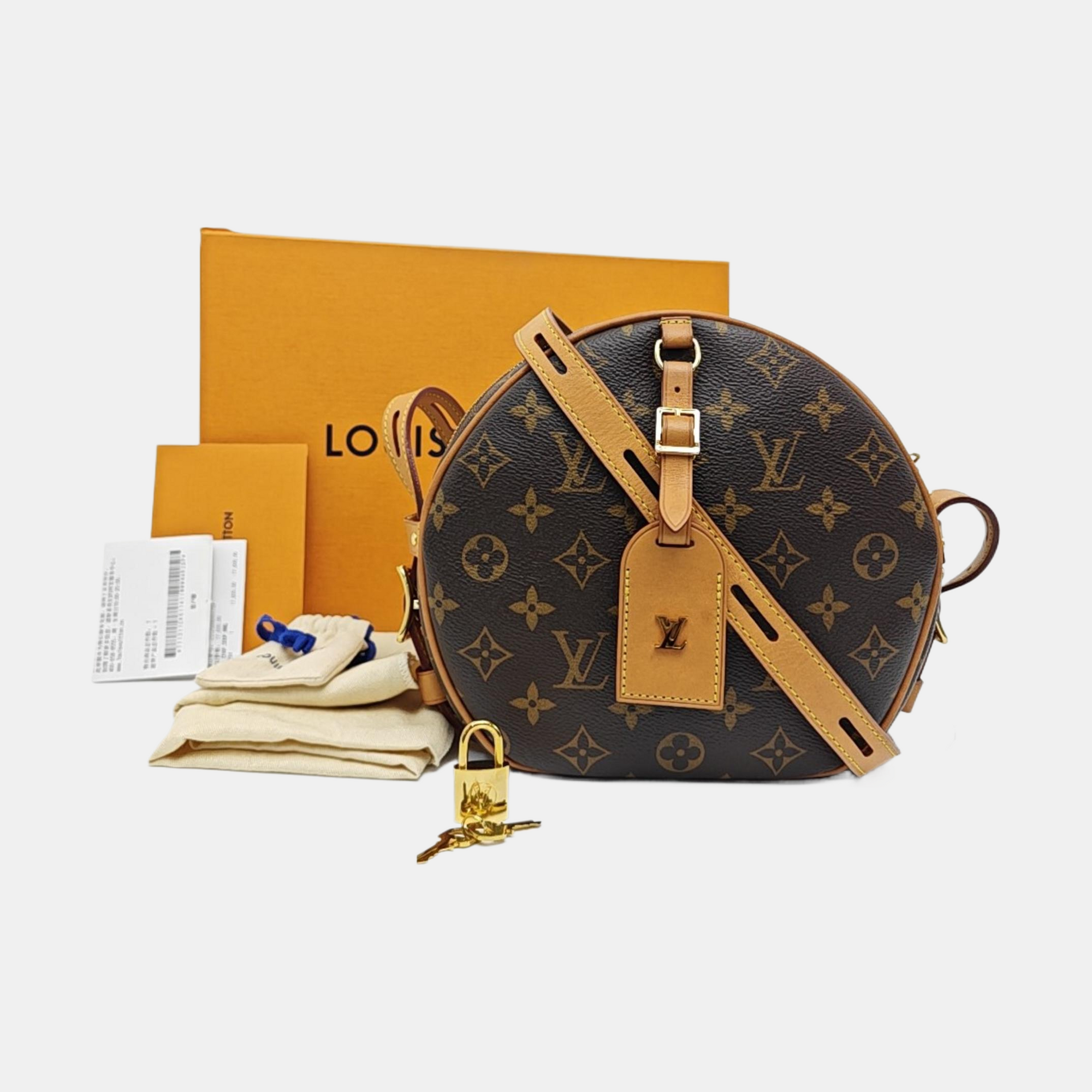 BOITE CHAPEAU MM Monogram Coated Canvas Brown