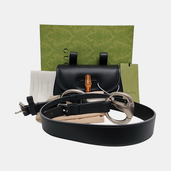 Bamboo 1947 Mini Calfskin Black