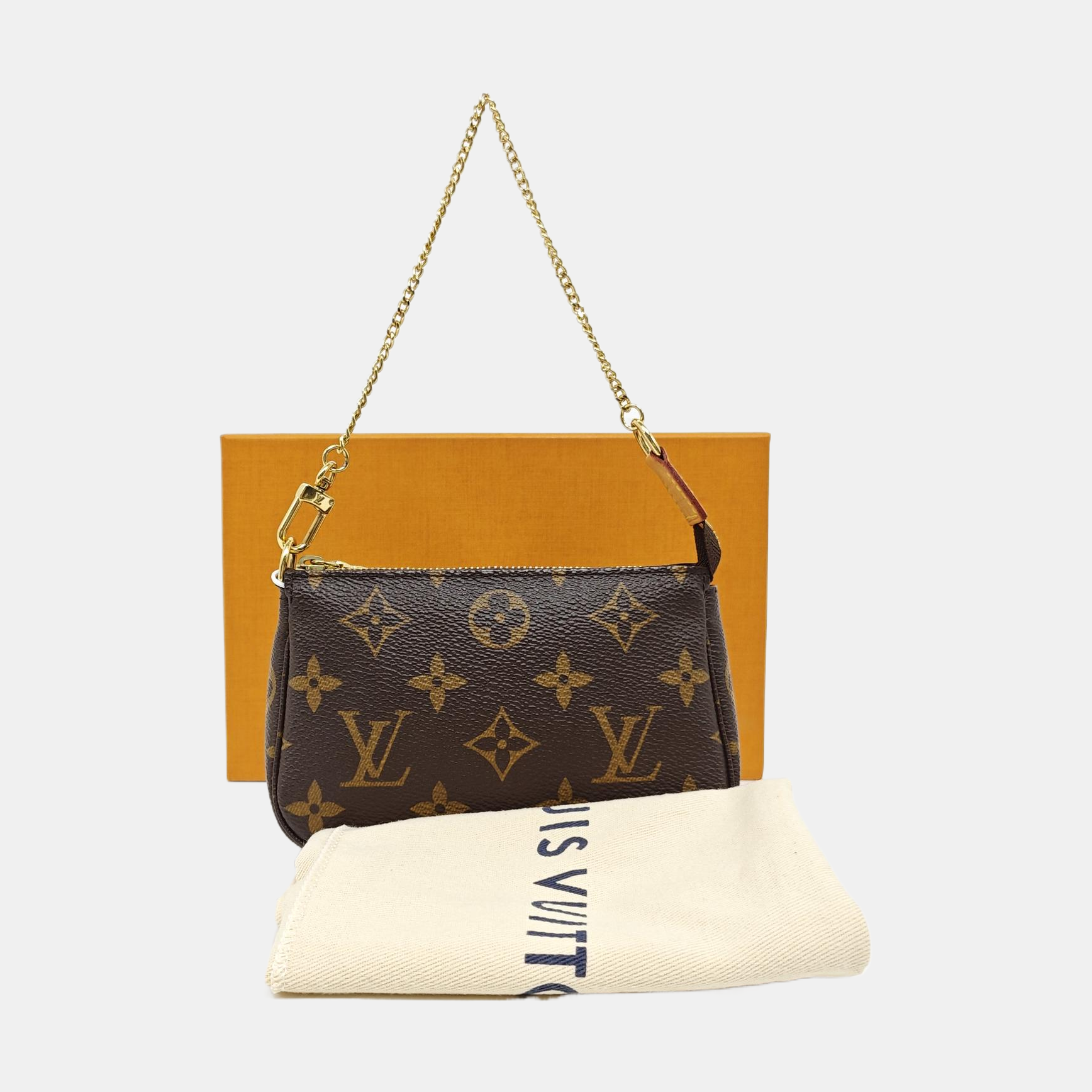 ACCESSOIRES Mini Monogram Coated Canvas Brown