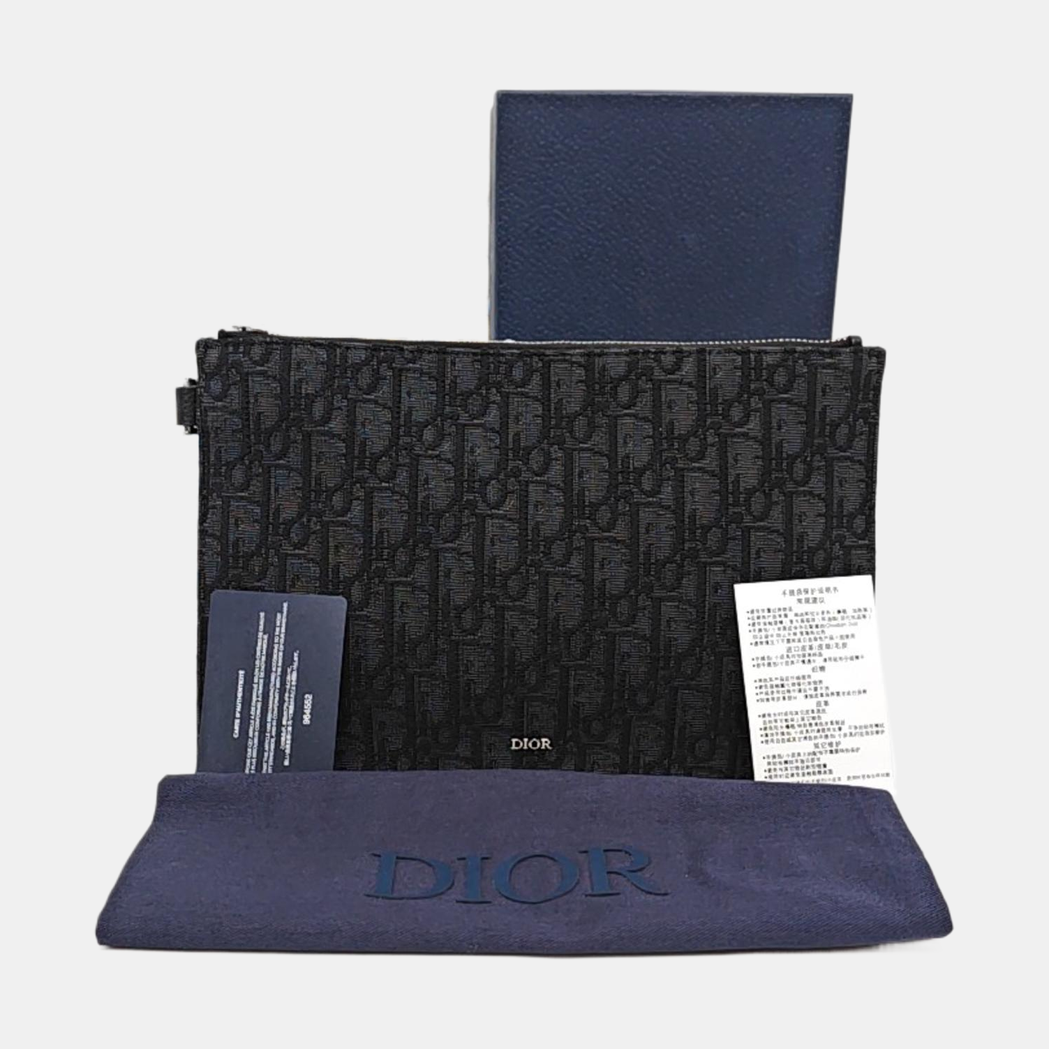 Canvas Clutch Black