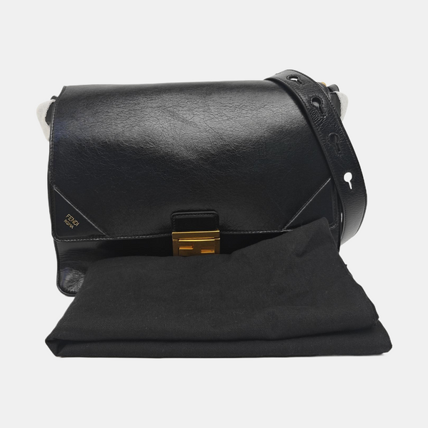 Kan U Large Lambskin Black
