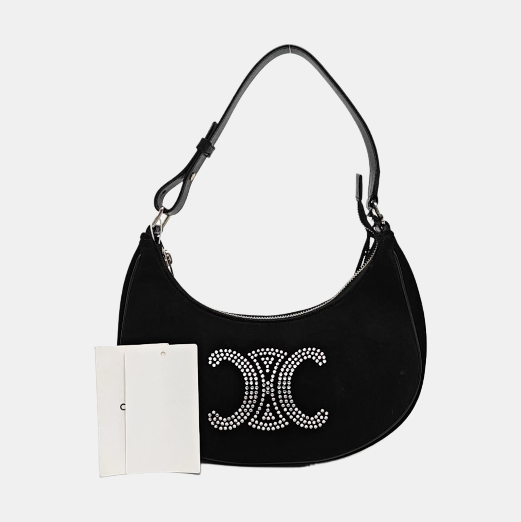 AVA Medium Velvet Black
