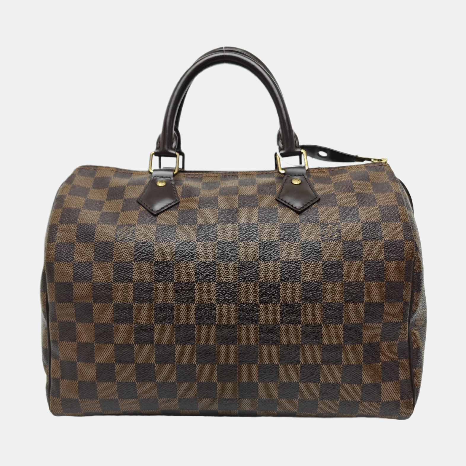 SPEEDY 30 Damier Ebene Coated Canvas Brown