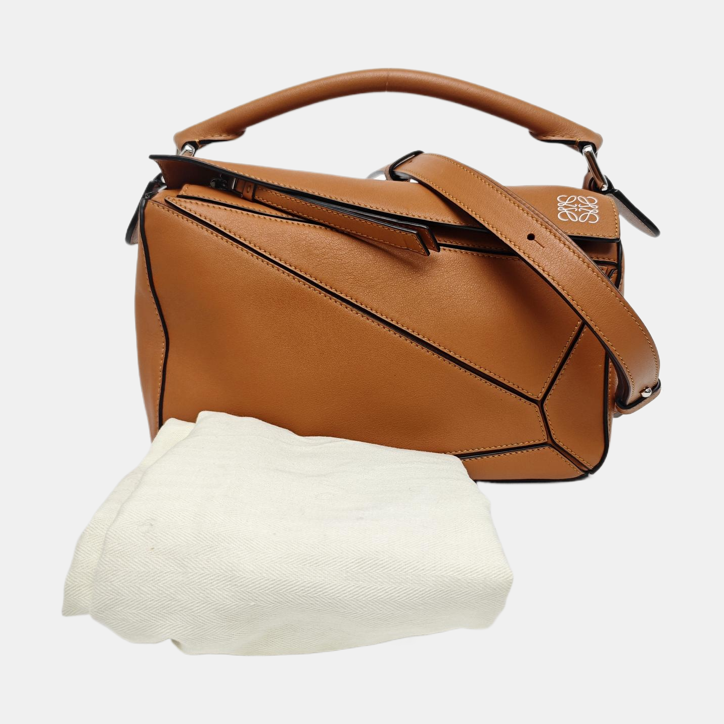 Puzzle Small Calfskin Brown