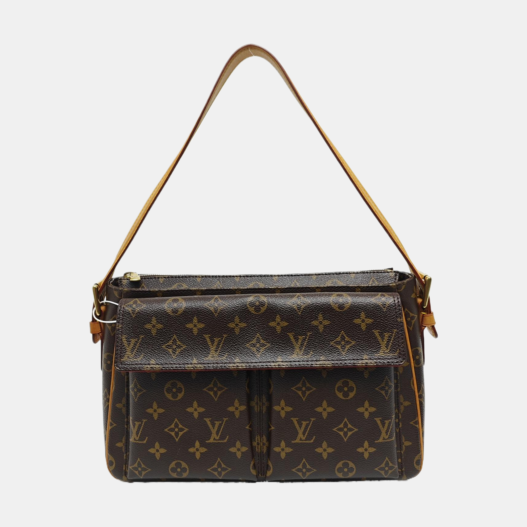VIVA CITE Monogram Coated Canvas Brown