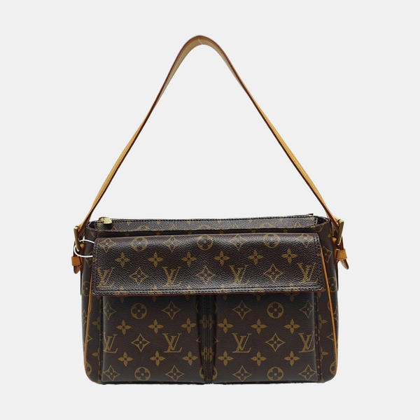 VIVA CITE Monogram Coated Canvas Brown