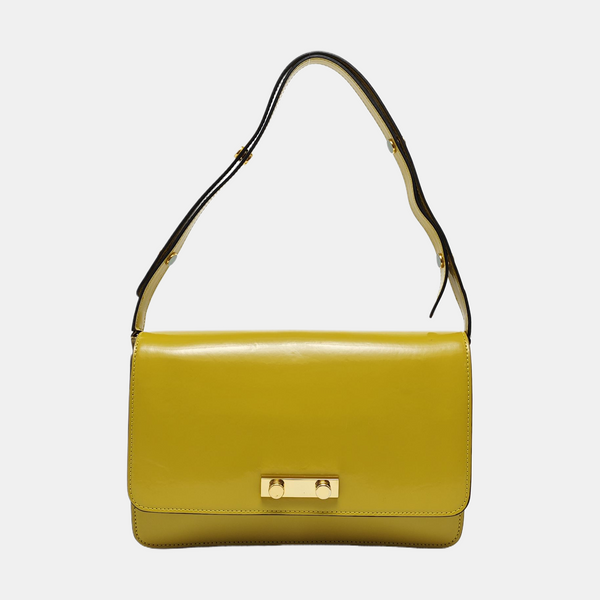 Calfskin Shoulder Bag Yellow