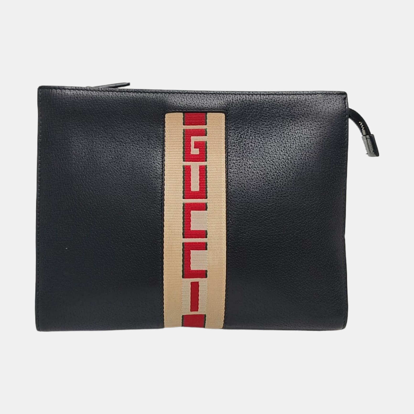 Calfskin Clutch Black