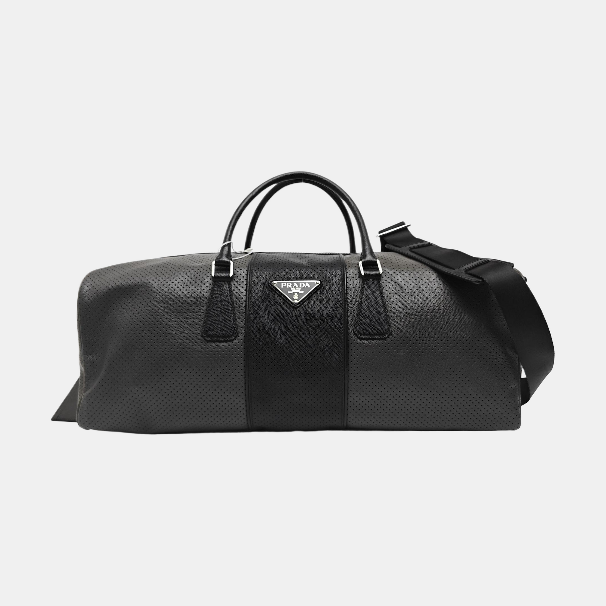 Calfskin Shoulder Bag Gray