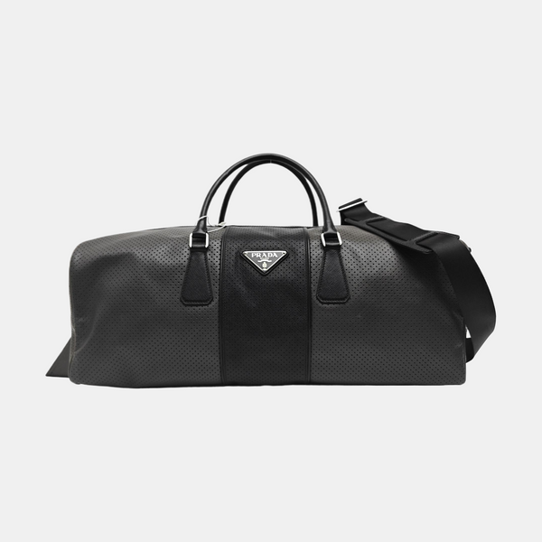 Calfskin Shoulder Bag Gray