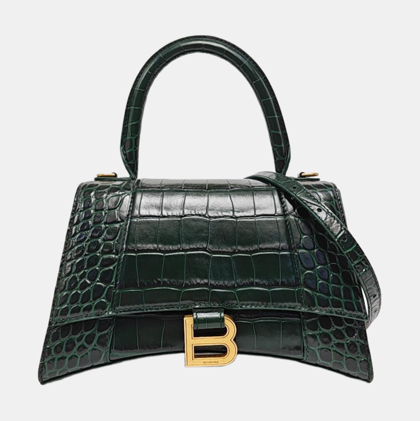 Hourglass S Calfskin Green
